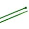 Forney Cable Tie, 4 in L, 3/4 in Max Bundle Dia., Green, Nylon 6/6, 18 lb Strength, 100 PK 62005 - alternate 2